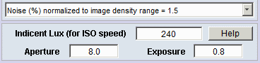 Portion of Stepchart input dialog box