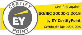 EY CertifyPoint ISO/IEC 20000-1:2018