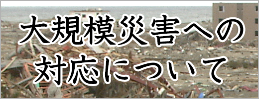 大規模災害への対応について