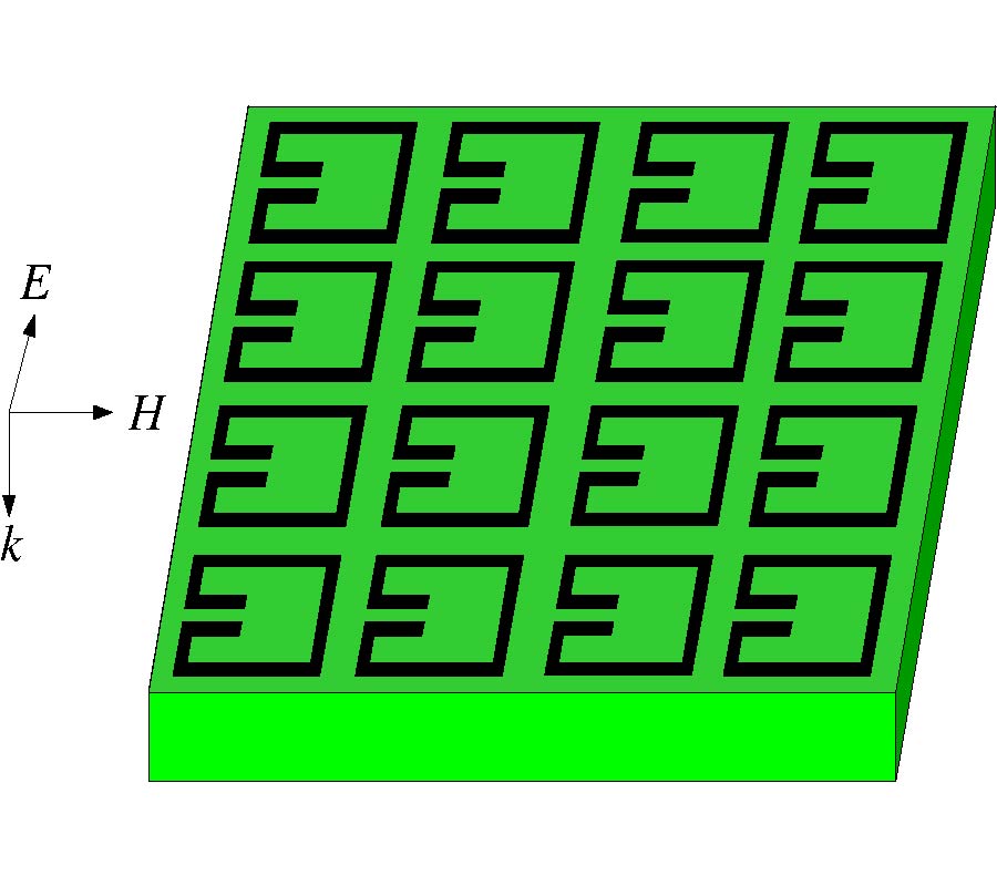 A DUAL-BAND METAMATERIAL ABSORBER BASED WITH RESONANT-MAGNETIC STRUCTURES