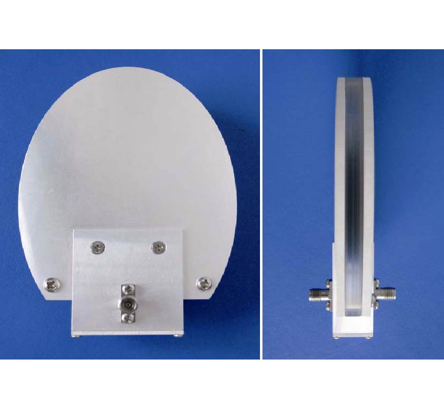 MILLIMETER-WAVE ELLIPTICAL LENS ANTENNA FOR FAN-BEAM MONOPULSE APPLICATIONS