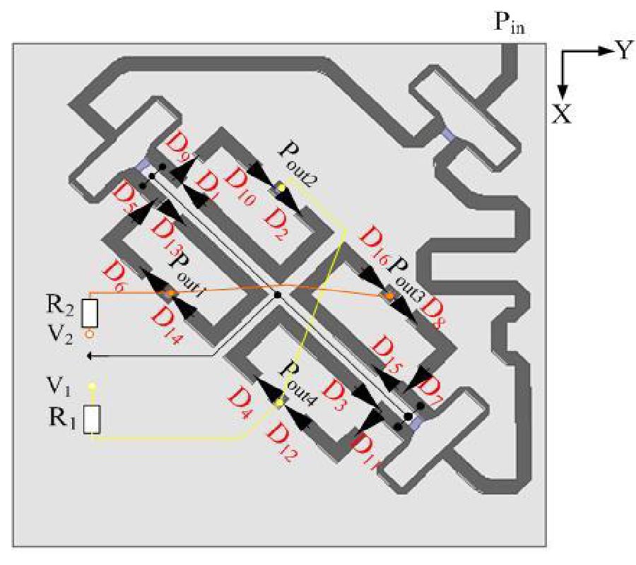 A COMPACT MICROSTRIP PATCH ANTENNA WITH RECONFIGURABLE FEED NETWORK FOR POLARIZATION DIVERSITY