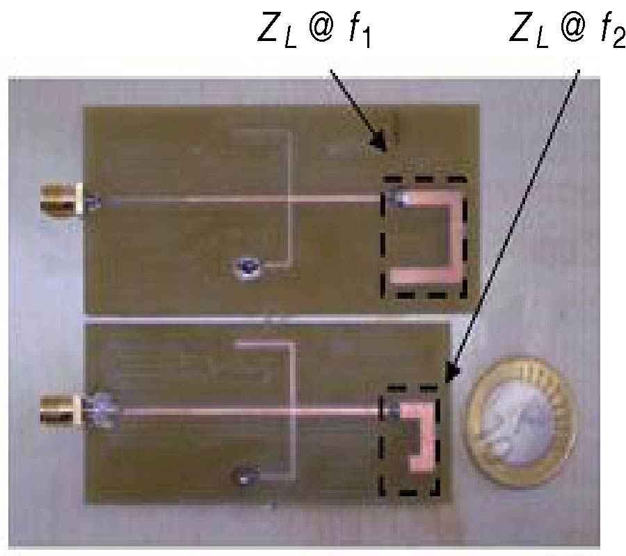 A DUAL-FREQUENCY MATCHING NETWORK FOR FDCLS USING DUAL-BAND λ/4-LINES