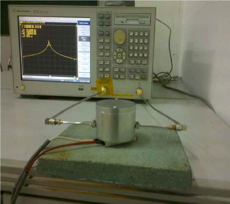 TEMPERATURE COEFFICIENT MEASUREMENT OF MICROWAVE DIELECTRIC  MATERIALS USING CLOSED CAVITY METHOD