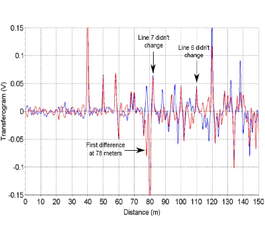 TRANSFEROMETRY: A NEW TOOL FOR COMPLEX WIRED NETWORKS DIAGNOSIS