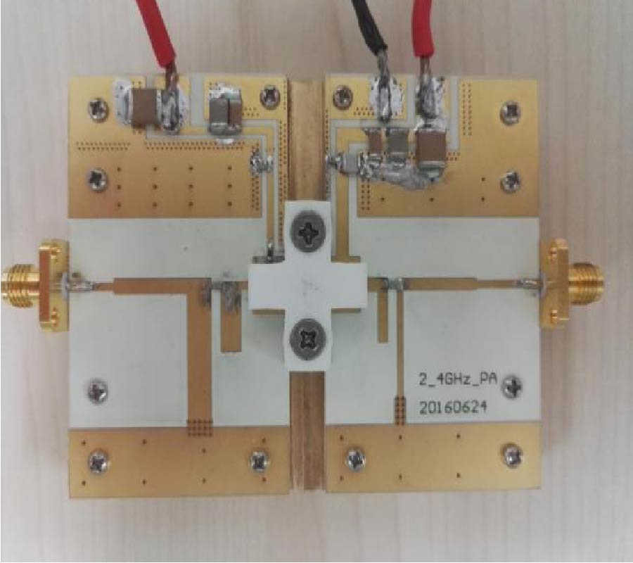 A 2-4 GHZ OCTAVE BANDWIDTH GAN HEMT POWER AMPLIFIER WITH HIGH EFFICIENCY