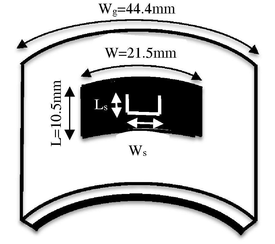 CONFORMAL WIDEBAND MICROSTRIP PATCH ANTENNAS ON CYLINDRICAL PLATFORMS