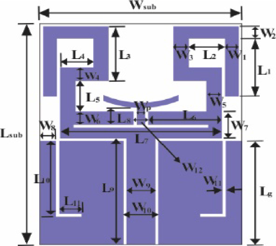 A CPW-FED TRIBAND ANTENNA FOR 2.4/3.5/5.5 GHZ APPLICATIONS