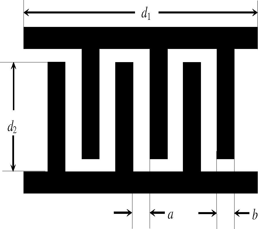 ADDITION OF INTERDIGITAL CAPACITOR TO REDUCE CROSSTALK BETWEEN NON-PARALLEL MICROSTRIP LINES