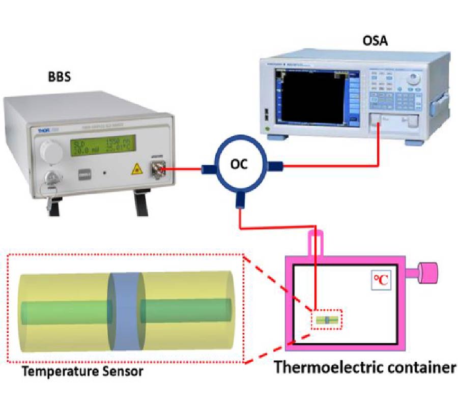 HIGHLY SENSITIVE POLYMER BASED FABRY-PEROT INTERFEROMETER FOR TEMPERATURE SENSING