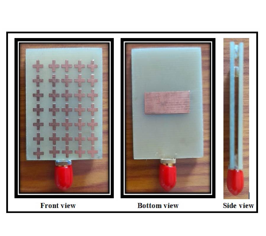 HIGH PERFORMANCE CPW FED PRINTED ANTENNA WITH DOUBLE LAYERED FREQUENCY SELECTIVE SURFACE REFLECTOR FOR BANDWIDTH AND GAIN IMPROVEMENT