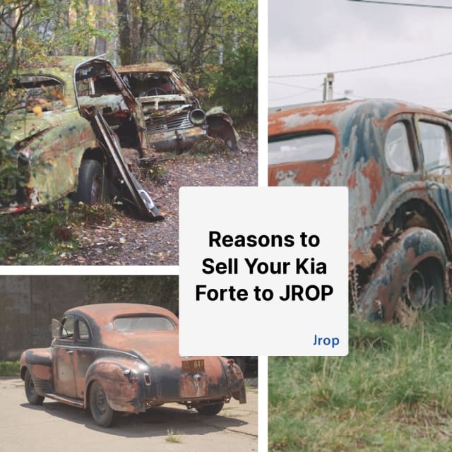 Why Sell Your Junk Kia Forte Car to Jrop