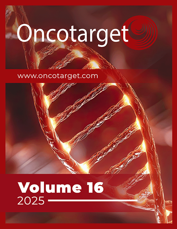 Cover for Oncotarget Issue V16N1