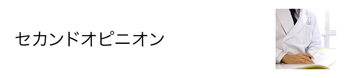 セカンドオピニオン