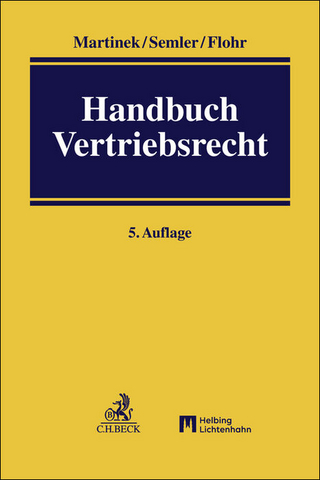 Handbuch Vertriebsrecht