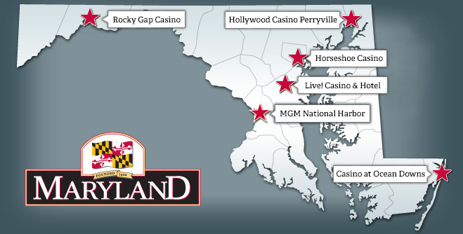 Map of Casino locations