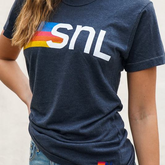 SNL x Aviator Nation Logo Tee