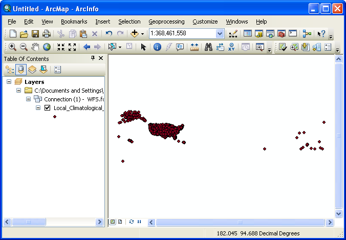 WFS in ArcMap