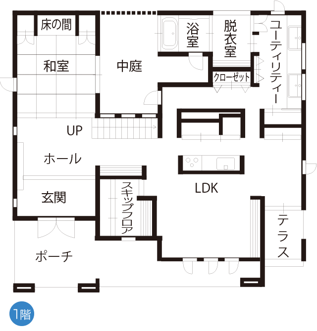 1階間取り図