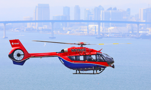 helicopter over coronado bridge