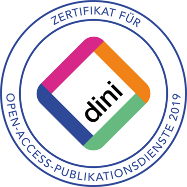 Zertifiziert als Open-Access-Repositorium und Publikationsdienst - DINI 2019