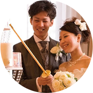 結婚式 新婦新郎の写真