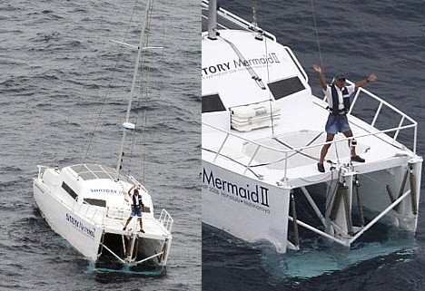 Suntory Mermaid II wave-powered boat arrives in Japan -- 