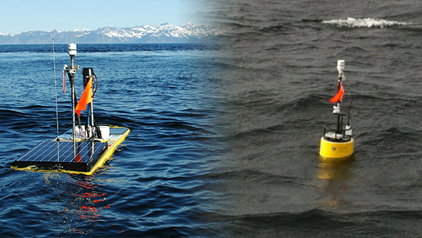 Wave Glider and SWIFT drifting buoy