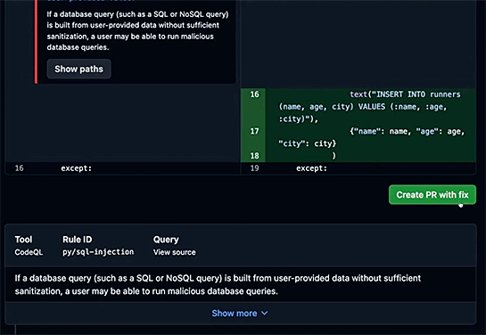 Copilot Autofix