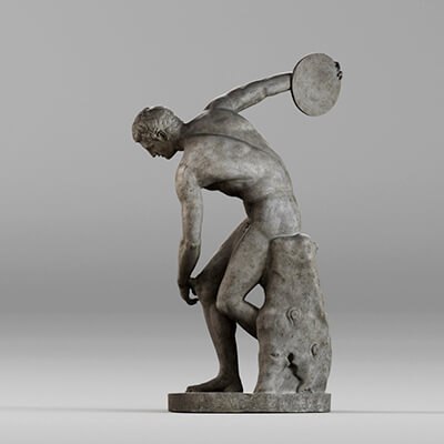 001571 Discobolus 3D Model