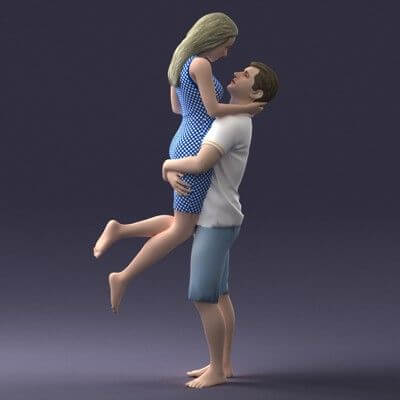 Couple (0207) 3D Model