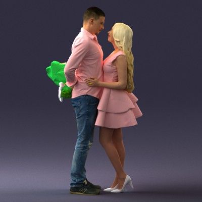 Couple (0211) 3D Model