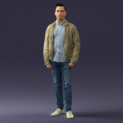 Casual Man (0818) 3D Model