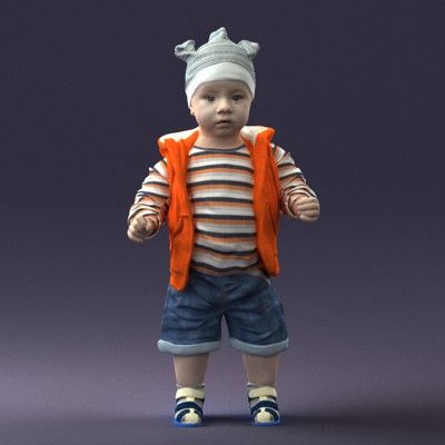 000009 Child (0310) 3D Model