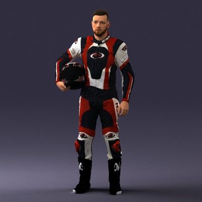 Biker (0709-1) 3D Model