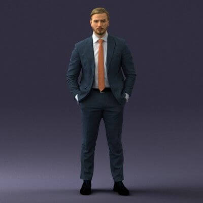 Businessman (0205) 3D Model