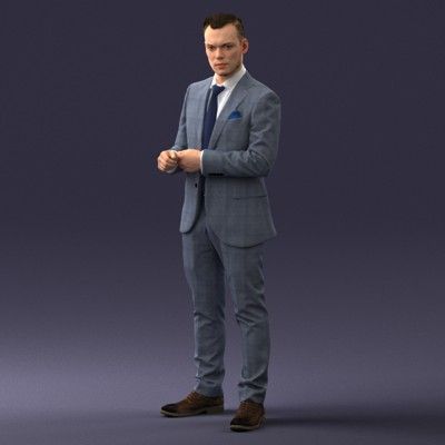 Businessman (0607) 3D Model