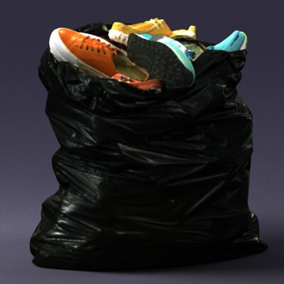 Garbage Bag (0147) 3D Model