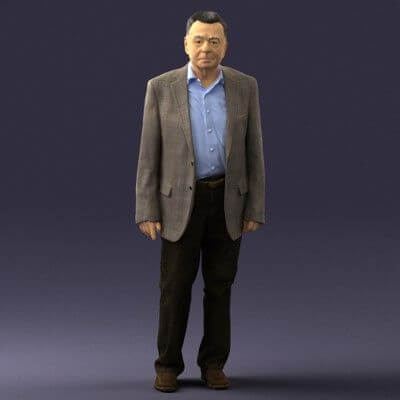 Old Man (0049) 3D Model