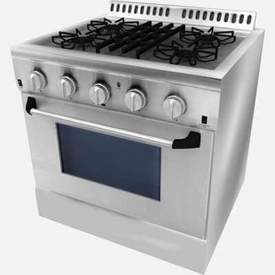 Steel Stove 3D Model