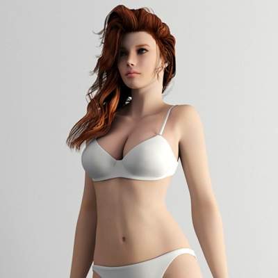 Bikini Girl 3D Model