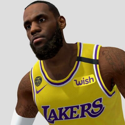 Lebron James NBA 3D Model