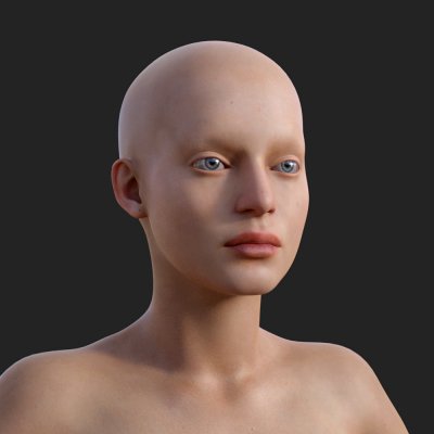 Helga Base Mesh 3D Model