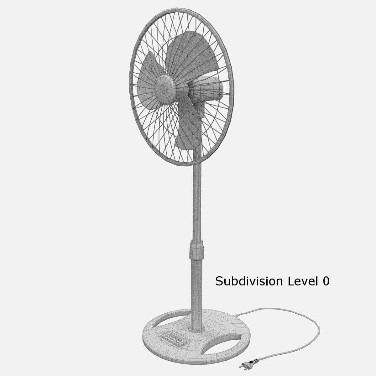 Standing Fan 3D Model