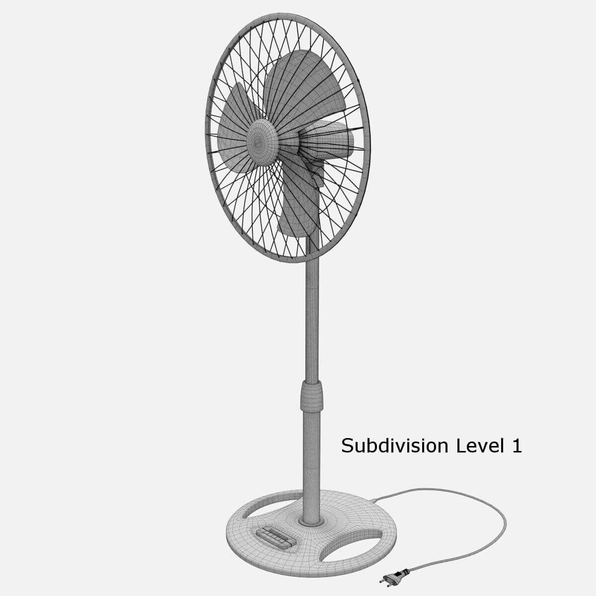 Standing Fan 3D Model