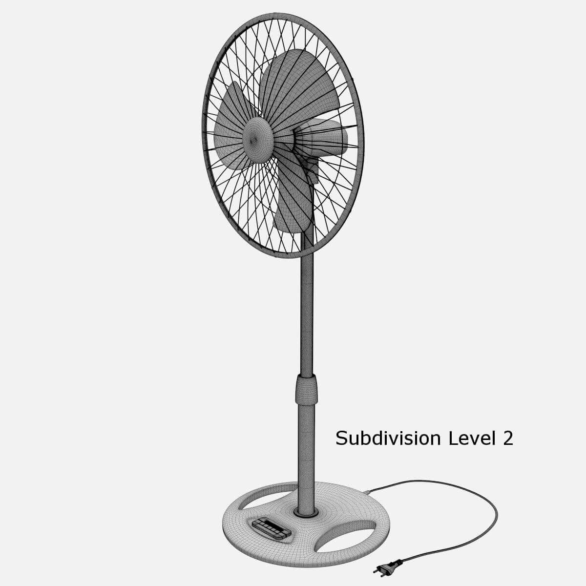 Standing Fan 3D Model