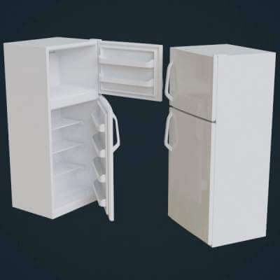 Refrigerator 4A 3D Model