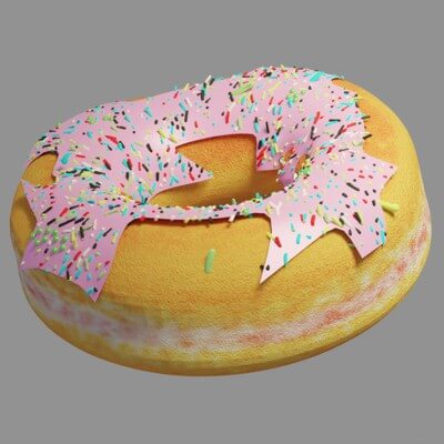 Donut 3D Model