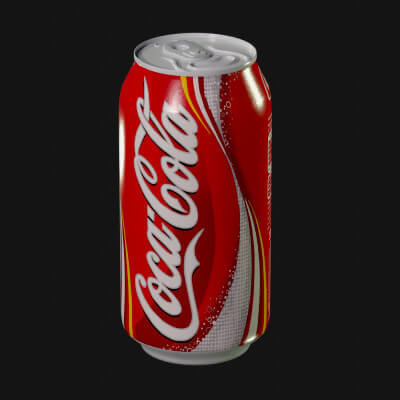 Coca Cola Can 3D Model