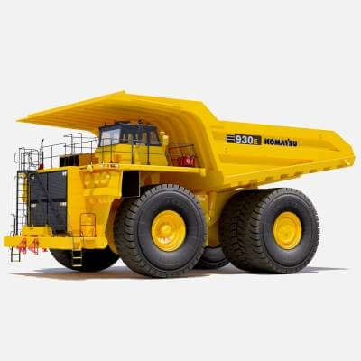 Komatsu 930E 3D Model